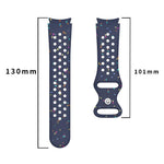 Eco-Friendly Granular Colorful Dots Silicone Watch Band, For Samsung Galaxy Watch 7 40 / 44mm