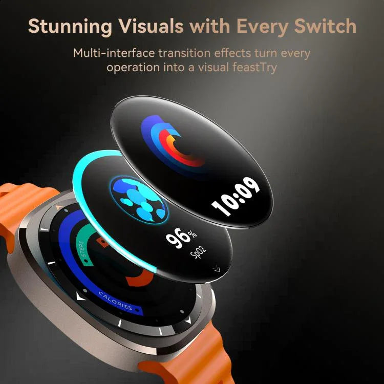 Đồng hồ thông minh JOYROOM Venture Series JR-FV2, Hỗ trợ gọi Bluetooth / Giấc ngủ / Oxy trong máu / Nhịp tim / Huyết áp