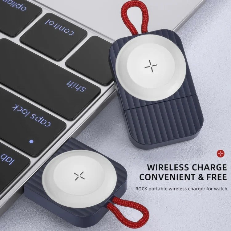 Sạc không dây từ tính di động ROCK W26 cho Apple Watch giao diện Type-C, W26 giao diện Type-C