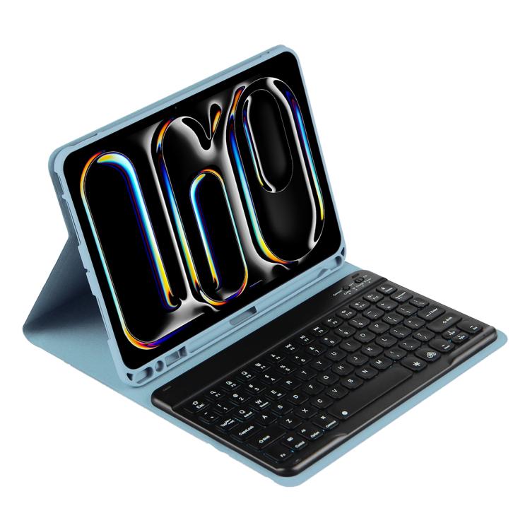 Bao da máy tính bảng có bàn phím Bluetooth đèn nền nhiều màu, cho iPad Air 11 2024 / Air 11 2025, cho iPad Air 5 / Air 4 10.9