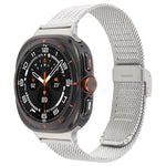 Dây đồng hồ kim loại Milanese dập nổi khóa tích hợp, Dành cho Samsung Galaxy Watch Ultra 47mm / Ultra 2025