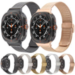 Dây đồng hồ kim loại Milanese dập nổi khóa tích hợp, Dành cho Samsung Galaxy Watch Ultra 47mm / Ultra 2025