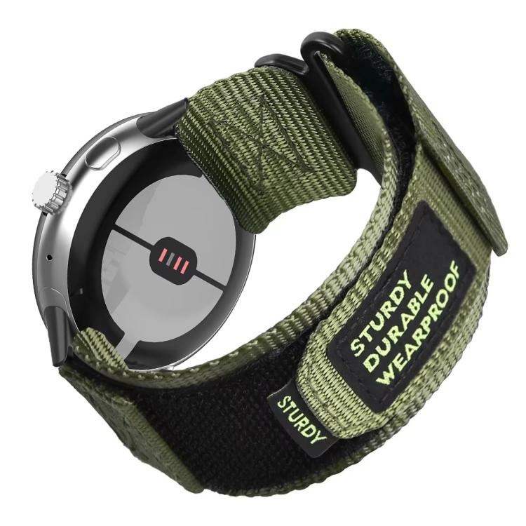 Dây đeo đồng hồ khóa móc và vòng nylon tháo nhanh xDfind, dành cho Google Pixel Watch 4 / 3 45mm, dành cho Google Pixel Watch 4 / 3 / 2 / 1 41mm