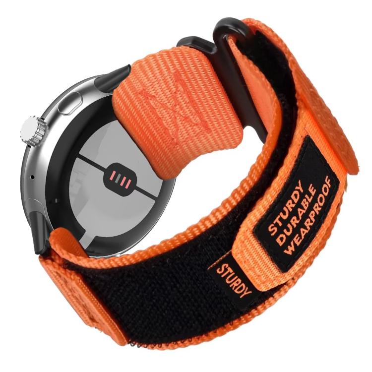 Dây đeo đồng hồ khóa móc và vòng nylon tháo nhanh xDfind, dành cho Google Pixel Watch 4 / 3 45mm, dành cho Google Pixel Watch 4 / 3 / 2 / 1 41mm