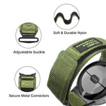 Dây đeo đồng hồ khóa móc và vòng nylon tháo nhanh xDfind, dành cho Google Pixel Watch 4 / 3 45mm, dành cho Google Pixel Watch 4 / 3 / 2 / 1 41mm