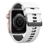 Dây đeo đồng hồ silicone hai màu họa tiết kim cương, dành cho Apple Watch 46mm / 49mm / 45mm / 44mm