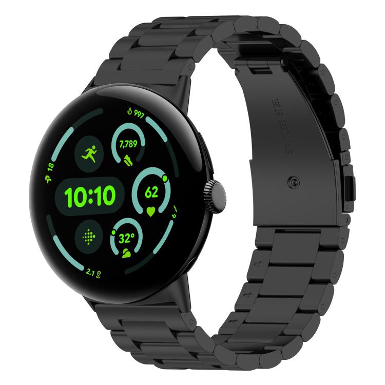 Dây đeo đồng hồ kim loại ba hạt tháo nhanh xDfind, dành cho Google Pixel Watch 4 / 3 45mm, dành cho Google Pixel Watch 4 / 3 / 2 / 1 41mm