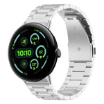 Dây đeo đồng hồ kim loại ba hạt tháo nhanh xDfind, dành cho Google Pixel Watch 4 / 3 45mm, dành cho Google Pixel Watch 4 / 3 / 2 / 1 41mm