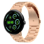 Dây đeo đồng hồ kim loại ba hạt tháo nhanh xDfind, dành cho Google Pixel Watch 4 / 3 45mm, dành cho Google Pixel Watch 4 / 3 / 2 / 1 41mm