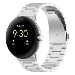 Dây đeo đồng hồ kim loại ba hạt tháo nhanh xDfind, dành cho Google Pixel Watch 4 / 3 45mm, dành cho Google Pixel Watch 4 / 3 / 2 / 1 41mm