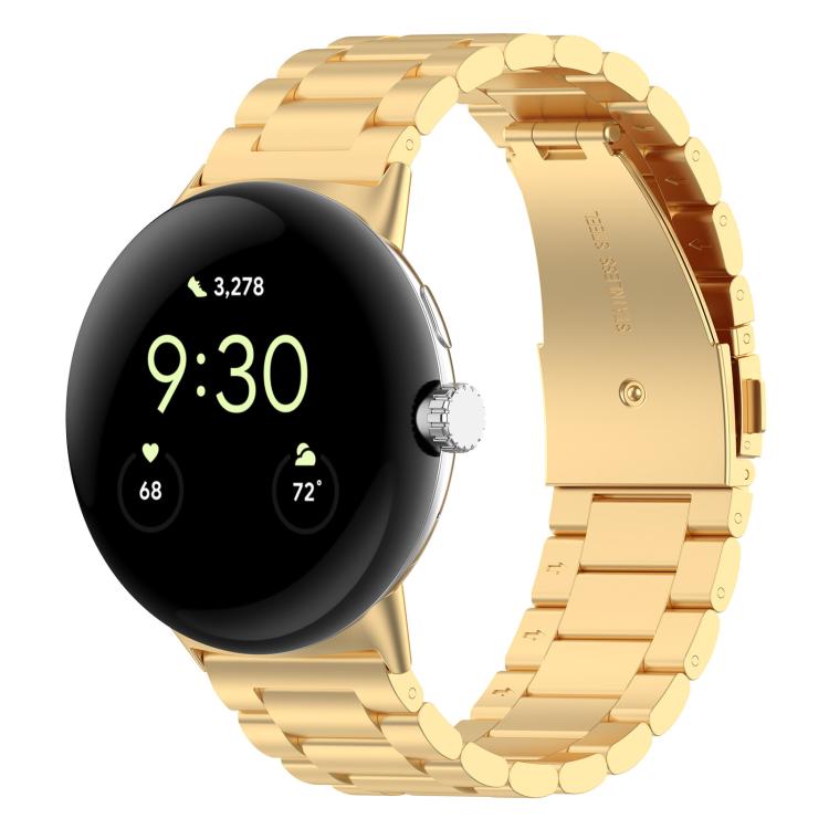 Dây đeo đồng hồ kim loại ba hạt tháo nhanh xDfind, dành cho Google Pixel Watch 4 / 3 45mm, dành cho Google Pixel Watch 4 / 3 / 2 / 1 41mm