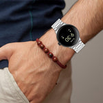 Dây đeo đồng hồ kim loại ba hạt tháo nhanh xDfind, dành cho Google Pixel Watch 4 / 3 45mm, dành cho Google Pixel Watch 4 / 3 / 2 / 1 41mm