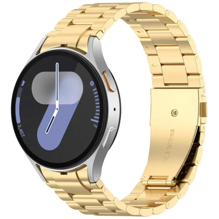Dây đồng hồ kim loại ba hạt xDfind, Dành cho Samsung Galaxy Watch Ultra 47mm, Dành cho Samsung Galaxy Watch 7 / FE / 6 / 5 / 4, Dành cho Samsung Galaxy Fit3