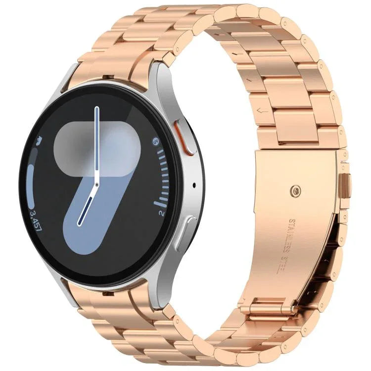 Dây đồng hồ kim loại ba hạt xDfind, Dành cho Samsung Galaxy Watch Ultra 47mm, Dành cho Samsung Galaxy Watch 7 / FE / 6 / 5 / 4, Dành cho Samsung Galaxy Fit3