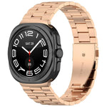 Dây đồng hồ kim loại ba hạt xDfind, Dành cho Samsung Galaxy Watch Ultra 47mm, Dành cho Samsung Galaxy Watch 7 / FE / 6 / 5 / 4, Dành cho Samsung Galaxy Fit3