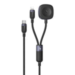 Cáp sạc 2 trong 1 Yesido CA136L 27W USB-C / Type-C sang 8 Pin & iWatch, CA136L