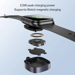 Cáp sạc 2 trong 1 Yesido CA136L 27W USB-C / Type-C sang 8 Pin & iWatch, CA136L