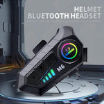 Tai nghe Bluetooth mũ bảo hiểm xe máy SOMAN với micro thoại stereo, M6-Mic cứng, M6-Mic mềm