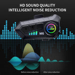 Tai nghe Bluetooth mũ bảo hiểm xe máy SOMAN với micro thoại stereo, M6-Mic cứng, M6-Mic mềm