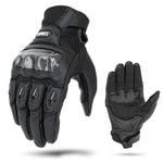 Găng Tay Xe Máy SOMAN MG21 Da Cừu Sợi Carbon Găng Tay Chống Trượt Đi Đường Trường, M, L, XL, XXL
