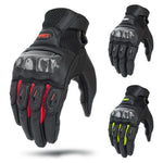 Găng Tay Xe Máy SOMAN MG21 Da Cừu Sợi Carbon Găng Tay Chống Trượt Đi Đường Trường, M, L, XL, XXL