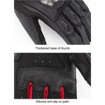 Găng Tay Xe Máy SOMAN MG21 Da Cừu Sợi Carbon Găng Tay Chống Trượt Đi Đường Trường, M, L, XL, XXL