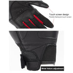 Găng Tay Xe Máy SOMAN MG21 Da Cừu Sợi Carbon Găng Tay Chống Trượt Đi Đường Trường, M, L, XL, XXL