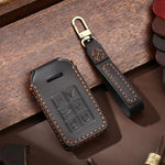 For Volvo XC60 / XC90 / S90 5-button C046 Crazy Horse Cowhide Car Key Protection Cover, For Volvo XC60 5-button, For Volvo XC60 / XC90 / S90 5-button