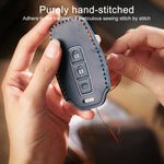 For Kia Carnival SX Hallmo E171 Crazy Horse Cowhide Car Key Protection Cover, For Kia Carnival SX