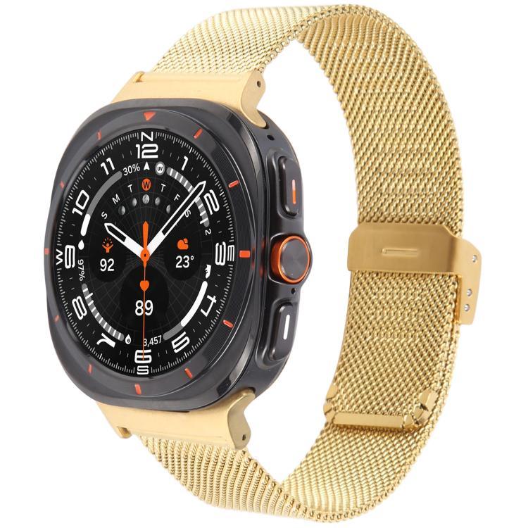 Dây đồng hồ kim loại Milanese khóa cài xDfind, Dành cho Samsung Galaxy Watch Ultra 47mm / Ultra 2025, Dành cho Samsung Galaxy Watch 7 / FE / 6 / 5 / 4, Dành cho Samsung Galaxy Fit3
