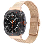 Dây đồng hồ kim loại Milanese khóa cài xDfind, Dành cho Samsung Galaxy Watch Ultra 47mm / Ultra 2025, Dành cho Samsung Galaxy Watch 7 / FE / 6 / 5 / 4, Dành cho Samsung Galaxy Fit3
