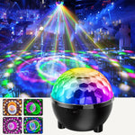 Đèn sân khấu xoay bóng ma thuật hoa hướng dương LED RGB, điều khiển bằng giọng nói, điều khiển từ xa