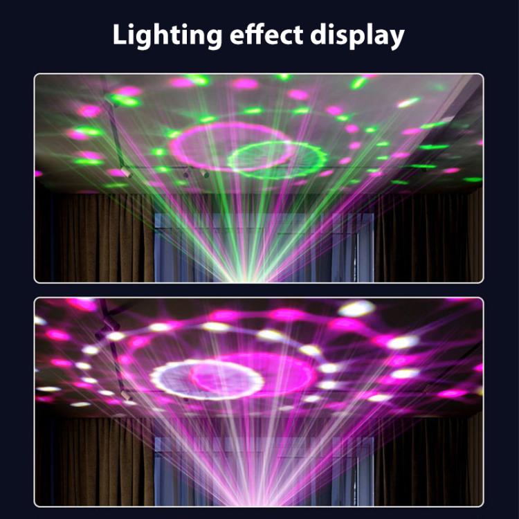 Đèn sân khấu xoay bóng ma thuật hoa hướng dương LED RGB, điều khiển bằng giọng nói, điều khiển từ xa