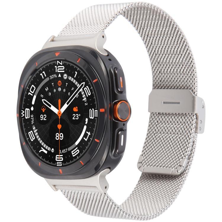 Dây đồng hồ kim loại Milanese khóa tích hợp, Dành cho Samsung Galaxy Watch Ultra 47mm / Ultra 2025