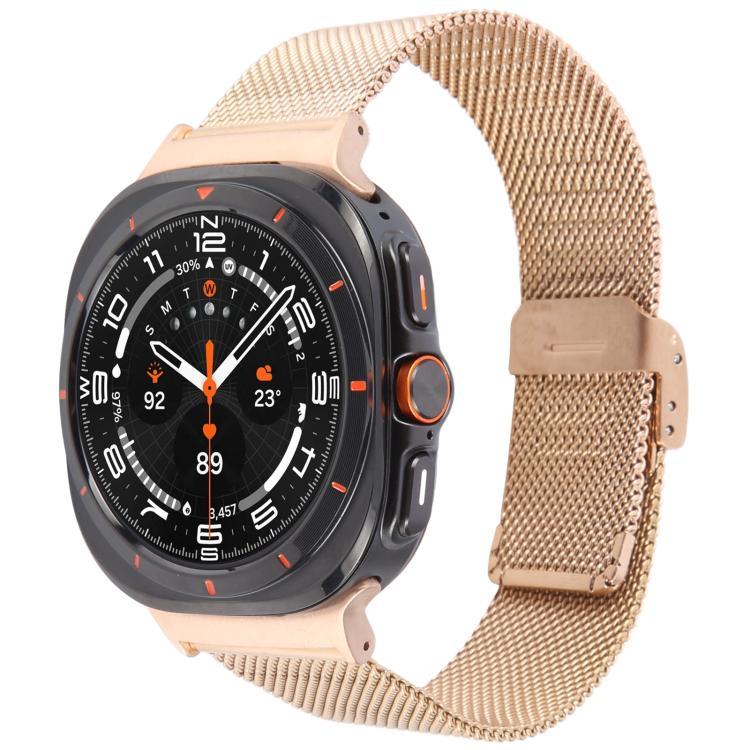 Dây đồng hồ kim loại Milanese khóa tích hợp, Dành cho Samsung Galaxy Watch Ultra 47mm / Ultra 2025