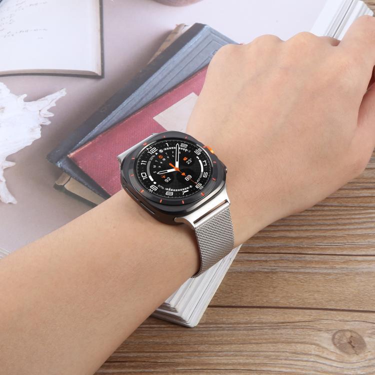 Dây đồng hồ kim loại Milanese khóa tích hợp, Dành cho Samsung Galaxy Watch Ultra 47mm / Ultra 2025