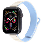 Dây đeo đồng hồ silicone nam châm hình chữ I mảnh mai, dành cho Apple Watch 46mm / 49mm / 45mm / 44mm, dành cho Apple Watch 42mm / 41mm / 40mm / 38mm