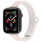 Dây đeo đồng hồ silicone nam châm hình chữ I mảnh mai, dành cho Apple Watch 46mm / 49mm / 45mm / 44mm, dành cho Apple Watch 42mm / 41mm / 40mm / 38mm