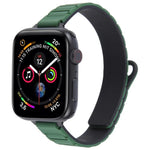 Dây đeo đồng hồ silicone nam châm hình chữ I mảnh mai, dành cho Apple Watch 46mm / 49mm / 45mm / 44mm, dành cho Apple Watch 42mm / 41mm / 40mm / 38mm