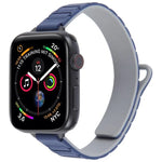 Dây đeo đồng hồ silicone nam châm hình chữ I mảnh mai, dành cho Apple Watch 46mm / 49mm / 45mm / 44mm, dành cho Apple Watch 42mm / 41mm / 40mm / 38mm