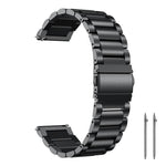 xDfind Three Beads Stainless Steel Watch Band, 14mm, 18mm, 20mm, 22mm