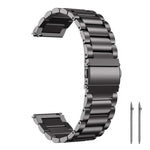 xDfind Three Beads Stainless Steel Watch Band, 14mm, 18mm, 20mm, 22mm