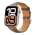 Dây đeo đồng hồ da hạt mịn cá mập đen xDfind, dành cho Apple Watch 42 / 44 / 45 / 46 / 49mm, dành cho Apple Watch 38 / 40 / 41 / S10 42mm