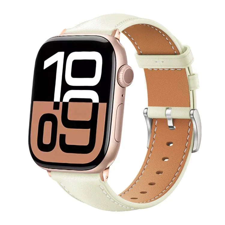Dây đeo đồng hồ da hạt mịn cá mập đen xDfind, dành cho Apple Watch 42 / 44 / 45 / 46 / 49mm, dành cho Apple Watch 38 / 40 / 41 / S10 42mm