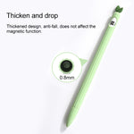 Ốp bảo vệ chống trượt màu xanh bạc hà tương phản bằng silicone, dành cho Apple Pencil 1, dành cho Apple Pencil 2