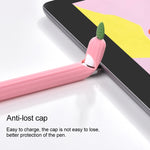 Ốp bảo vệ chống trượt màu xanh bạc hà tương phản bằng silicone, dành cho Apple Pencil 1, dành cho Apple Pencil 2