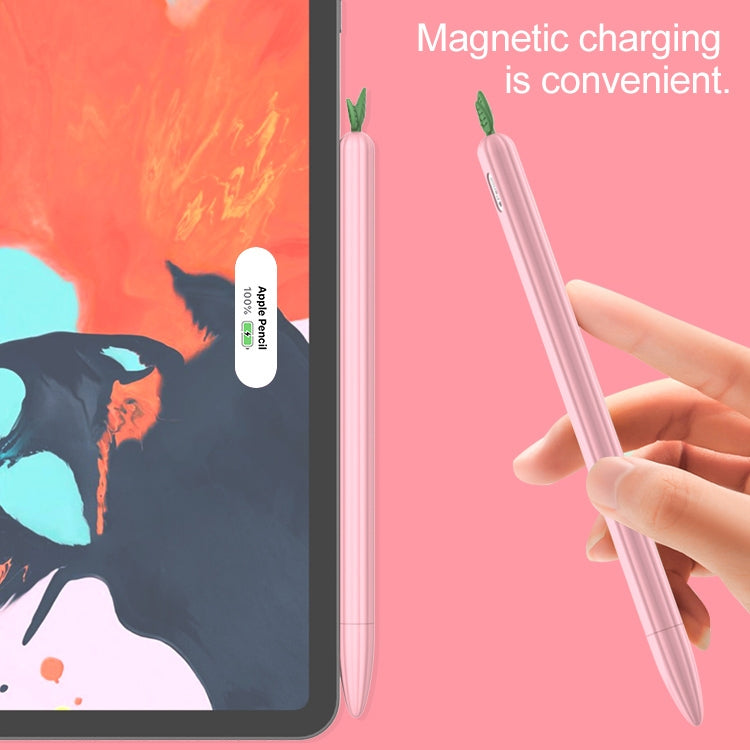 Ốp bảo vệ chống trượt màu xanh bạc hà tương phản bằng silicone, dành cho Apple Pencil 1, dành cho Apple Pencil 2