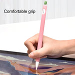 Ốp bảo vệ chống trượt màu xanh bạc hà tương phản bằng silicone, dành cho Apple Pencil 1, dành cho Apple Pencil 2