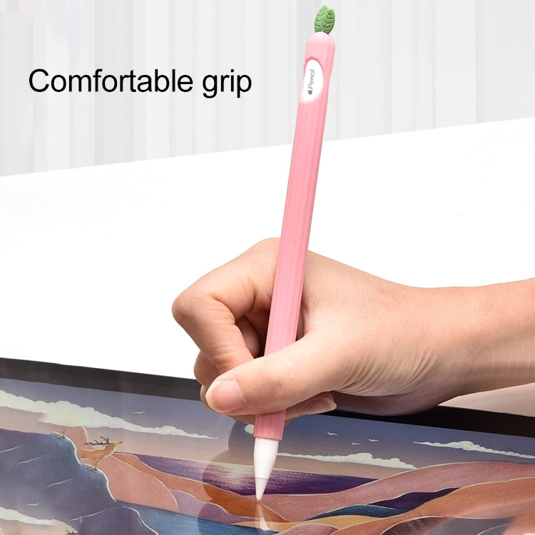 Ốp bảo vệ chống trượt màu xanh bạc hà tương phản bằng silicone, dành cho Apple Pencil 1, dành cho Apple Pencil 2