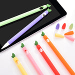 Ốp bảo vệ chống trượt màu xanh bạc hà tương phản bằng silicone, dành cho Apple Pencil 1, dành cho Apple Pencil 2